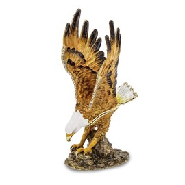 Roy Rose Gifts Bejeweled Majestic Eagle Trinket Box Luxury Gifts