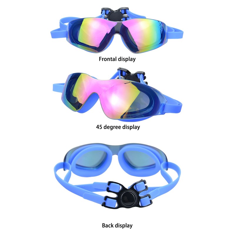 Swimming Goggles Anti Fog No Leaking Silica Gel Swim Glasses
