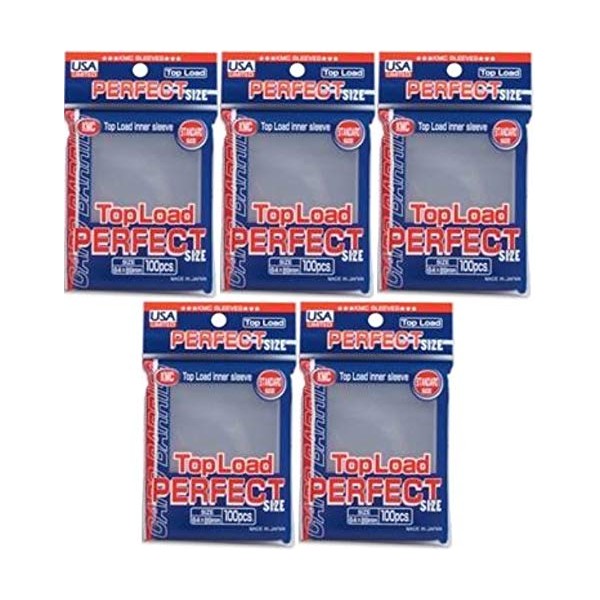 KMC Size Sleeves USA Version 5 Packs of 100