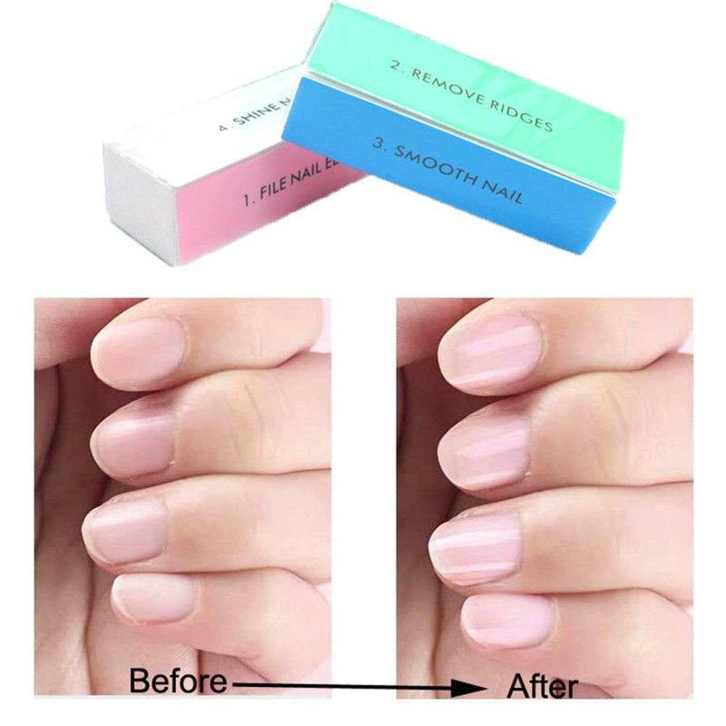 5 Pcs Nail Buffer Blocks 4 Way Nail Buffer Manicure