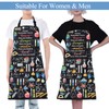 ENSIANTH Schürze für Labor, Labor, Wissenschaft, Labor, Techniker, Assistent, Geschenk,