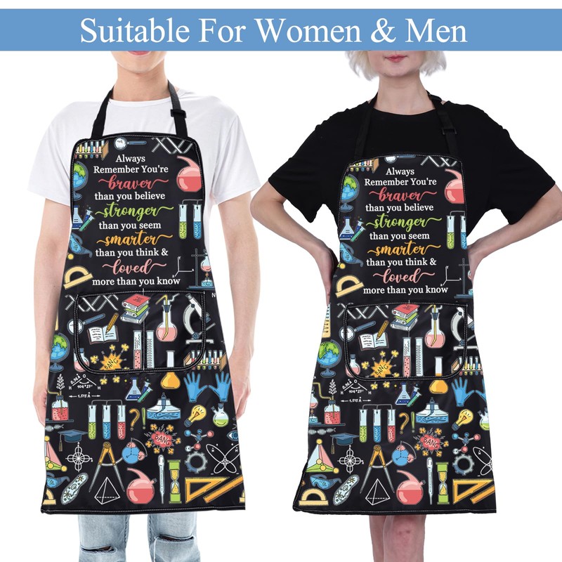 ENSIANTH Schürze für Labor, Labor, Wissenschaft, Labor, Techniker, Assistent, Geschenk,