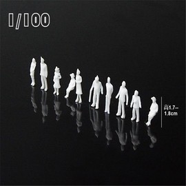 Doll Unpainted People Plastic Figure Model Figures Model Figures Model Figures Model Figures Model Figures Model Figures Model Figures Model Plain, Decorative, For Human Scene Models (100 Pieces,