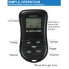 ZHIWHIS Mini Portable FM Radio, Stereo LCD Digital Display Tuning