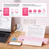 Phomemo P831 Portable Printer for Travel, Pink Bluetooth Wireless Thermal