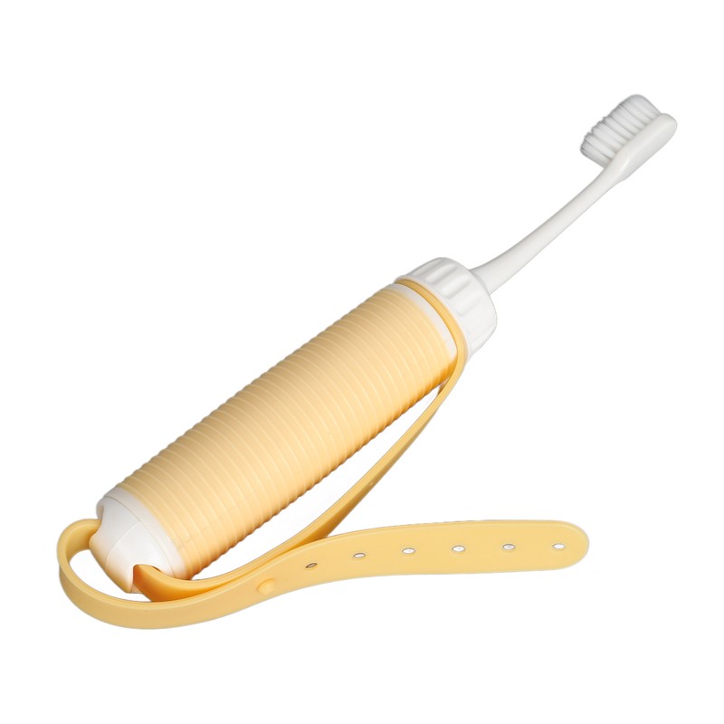 Silicone Auxiliary Toothbrush Adjust Strap Prevent Slip Easy Hand Grip
