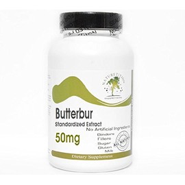 Butterbur Standardized Extract 50mg ~ 90 Capsules - No Additives ~ Naturetition Supplements