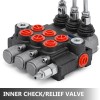 Double Acting 11 GPM Hydraulic Directional Control Valve with 3