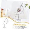 CHILDWEET Adjustable Crystal Ball Holder Stand Metal Sphere Stand Holder