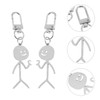 [LIFKOME] 2pcs Cartoon Key Chain Bag Hanging Decoration Keychain for