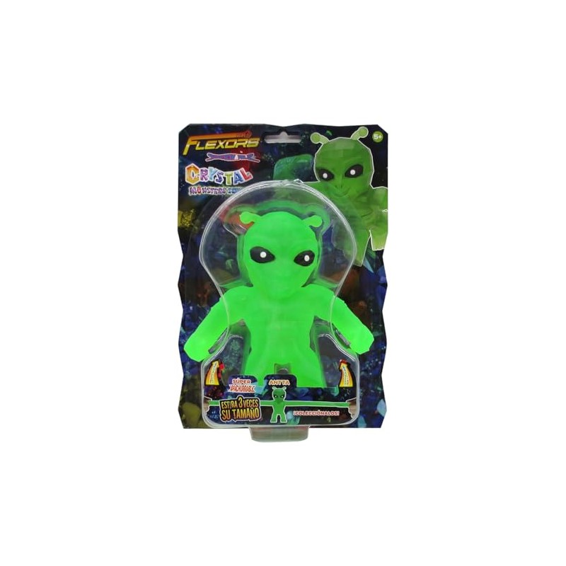 Flexors Ruz - Figura de Acción Estirable Crystal Monsters 6"