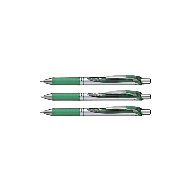 Pentel Energel Rollerball Gel Ink Rollerball Pens Pack of 3,