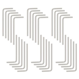 Auvotuis 30Pcs 2.5mm Allen Wrench L Shaped Hex Key Wrench Carbon Steel Hexagon Head Repairing Tool