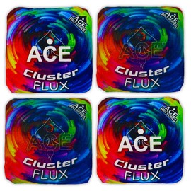 CornholeAce Cluster Flux - Rainbow (Set of 4 Bags) - ACE Pro Stamped