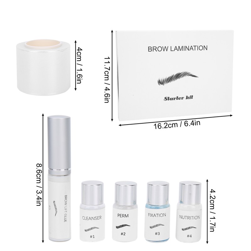 Professional DIY Eyebrows Styling Kit Mild Eyebrow Perming Tool Set