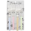 Kai FA5172 KAI Fork, Large, Striped Pattern, Made in Japan