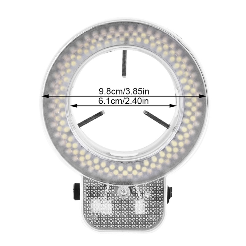 Microscope Camera 144 LED Beads Light Source Brightness Adjustable Ring