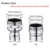 Dishwasher Faucet Adapter with Aerator, Faucet Adapter for Portable Washer,