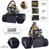KEYESTUDIO Smart Robot Tank Car Kit for Arduino Learner, Light/Ultrasonic