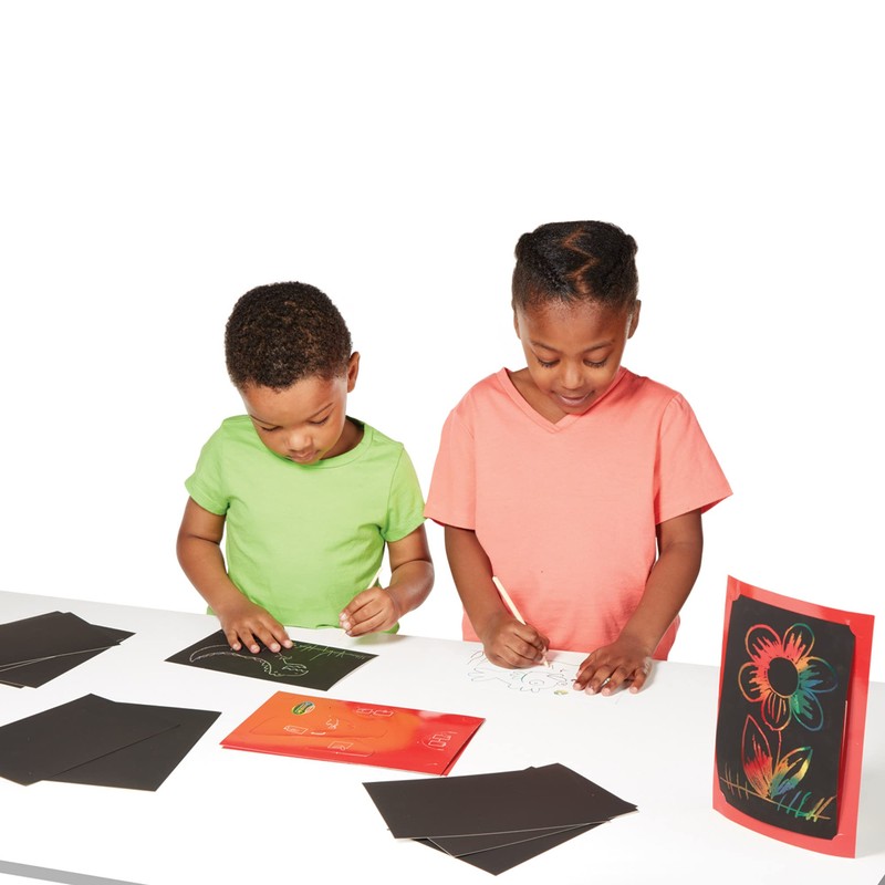 Melissa & Doug Scratch Art Deluxe Set de Artes y