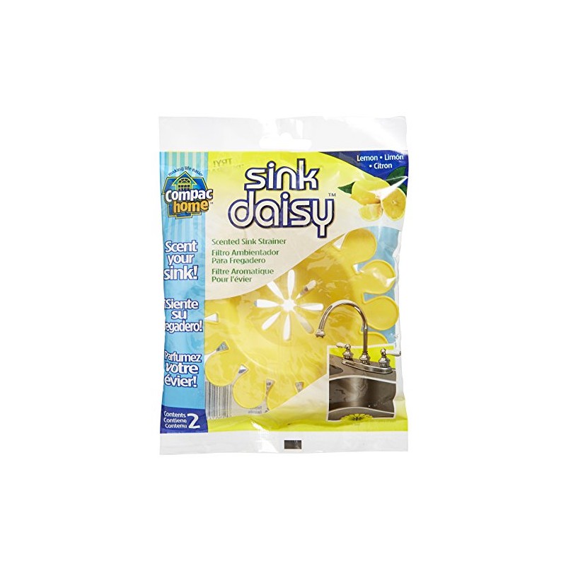 COMPAC HOME Sink Daisy Scented Kitchen Sink Strainer infuses &