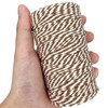 Cotton Twine Brown and White Baker String 2mm Thick 328
