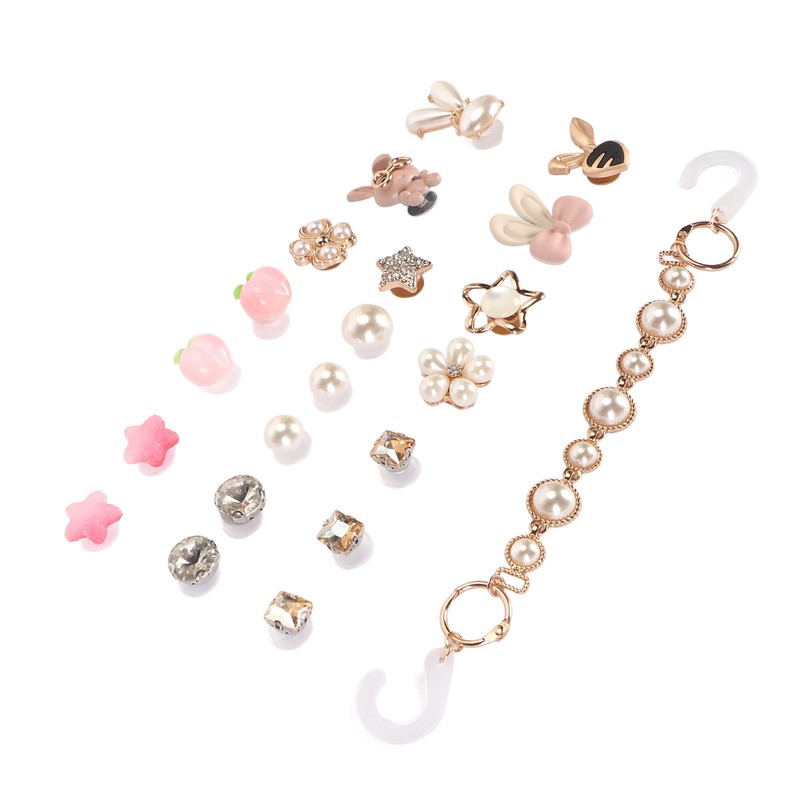 Decorative Shoe Clips Fashionable Shiny Elegant Removable Shoe Decoration Accessory