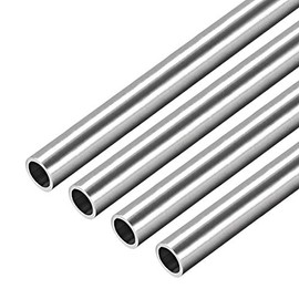 sourcing map 304 Stainless Steel Round Tubing 9mm OD 1mm Wall Thickness 250mm Length Seamless Straight Pipe Tube 4 Pcs