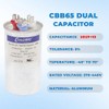 COOLWAY 60/5 uF 60+5 MFD ±5% 370V o 440V Capacitor