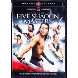 Five Shaolin Masters - Hong Kong RARE Kung Fu Martial Arts Action movie=E