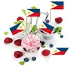 Philippines Toothpick Flag Filipino Philippine National Small Mini Cocktail Fruit