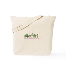 CafePress Haste Makes Waste Tote Bag Reusable Natural Beige Canvas Shopping Bag