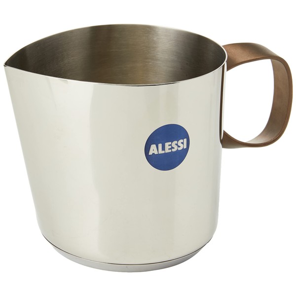 Alessi edo Milk Boiler, Steel,Brown
