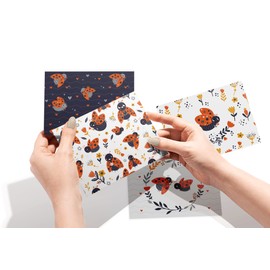 Twigs Paper - Assorted Lady Bug Greeting Cards - Stationery Cards with Envelopes - Thank You Card - Blank Note Cards - Greeting Cards for All Occasions - Made in USA (5.5 x 4.25, Set of 12)