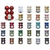 Decoris 22052 Shatterproof Baubles Glossy Matt Pack of 6