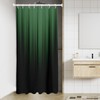 AAtter Green Black Shower Curtain Gradient Stall Small Half Narrow
