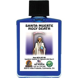 INDIO Oil- Holy Death MUERTE Blue 1/2oz