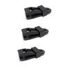 wumio Alligator Clip Tent Clip Black Set of 3 Tarp