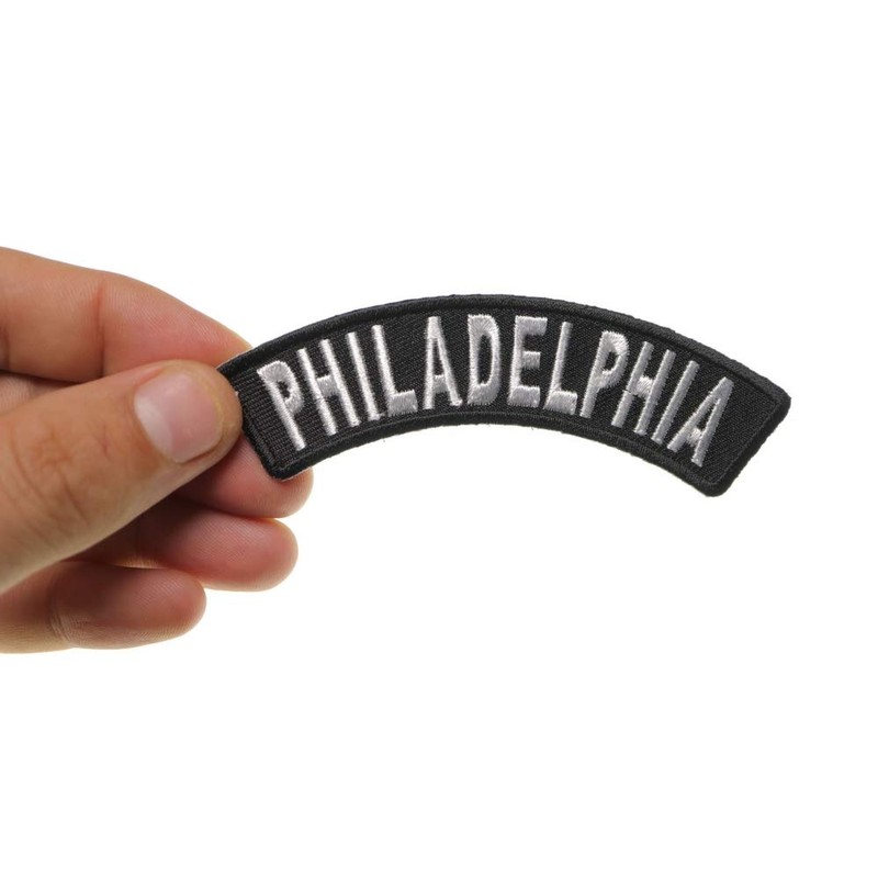 Philadelphia Patch - 4x1 inch. Embroidered Iron on Patch
