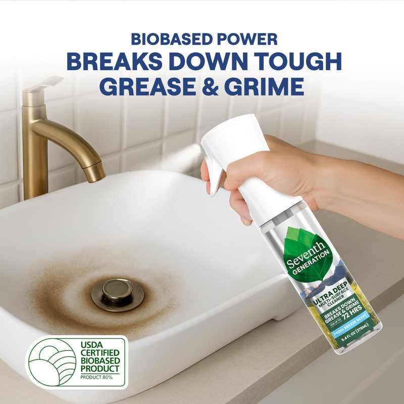 Seventh Generation Ultra Deep Probiotic Multi Surface Cleaner, 9.4 Fl