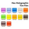 12"x120" Hex Holographic Headlight Tint Gloss Emerald Green Taillight Fog