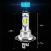 Edearkar H7 LED Headlight Bulb (4-Pack) H7 80W 3570 2SMD