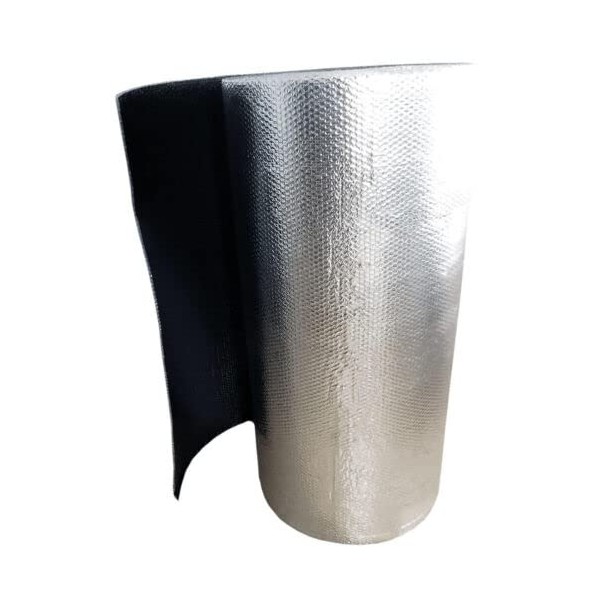 Reflective Black / Silver FOIL Double Bubble Foil Insulation Roll