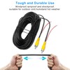WEUASTE Premium Backup Camera RCA Cables, Car Reverse Camera Cable