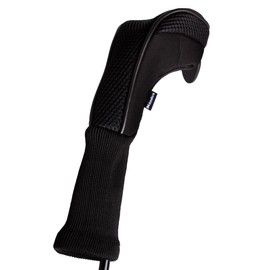 Andux 4 Pack Long Neck Golf Hybrid Club Head Covers Interchangeable No. Tag CTMT-01 (Black)