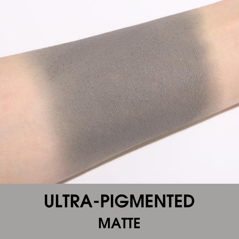 UCANBE Gray Single Eyeshadow Palette, Highly Pigmented Matte Eye Shadow