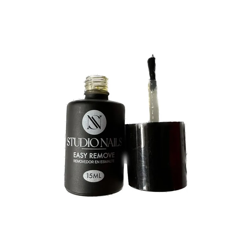 Easy Remove Studio Nails Con Brocha Para Uñas 15ml