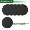 X AUTOHAUX Sandpaper Hook & Loop Sanding Sheets 125x125mm Black