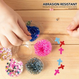 Men Jewelry 100pcs Acrylic Cross Beads Colorful Cross Charms Spacer Beads Charm Acrylic Beads for Jewelry Making Necklaces Bracelets DIY Crafts (Random Color) Jewlery