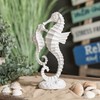 Artificial Seahorse 14 x 24 cm White Sea Decoration Mediterranean